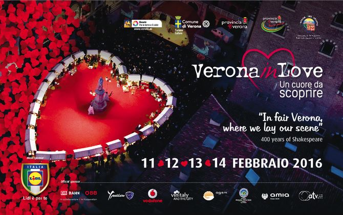 Verona in love 2016. Foto: © Ph. F. Dall'Aglio. Archivio Foto Provincia di Verona Turismo. www.tourism.verona.it