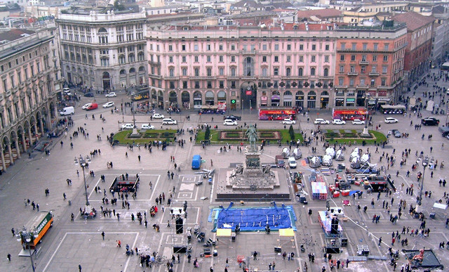 Platz am Dom in Mailand (© Redaktion - Portanapoli.com)